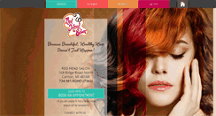 Desktop Screenshot of myredheadsalon.com